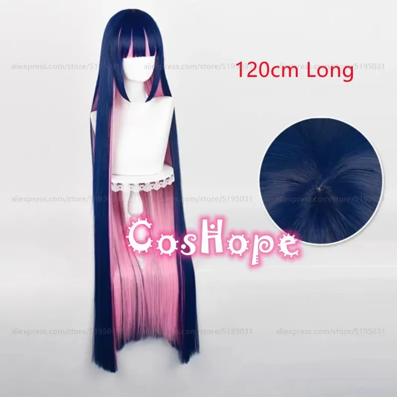 스타킹 아나키 코스프레 가발, 애니메이션 코스프레 가발, 내열성 합성 가발, 120cm 길이