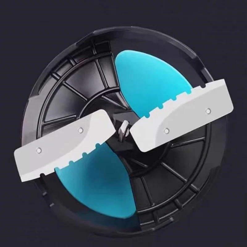 Lâminas de eixo helicoidal de 2 peças, lâminas de eixo helicoidal de substituição de 8 polegadas, lâminas de eixo helicoidal de aço inoxidável com borda pontiaguda e serrilhada