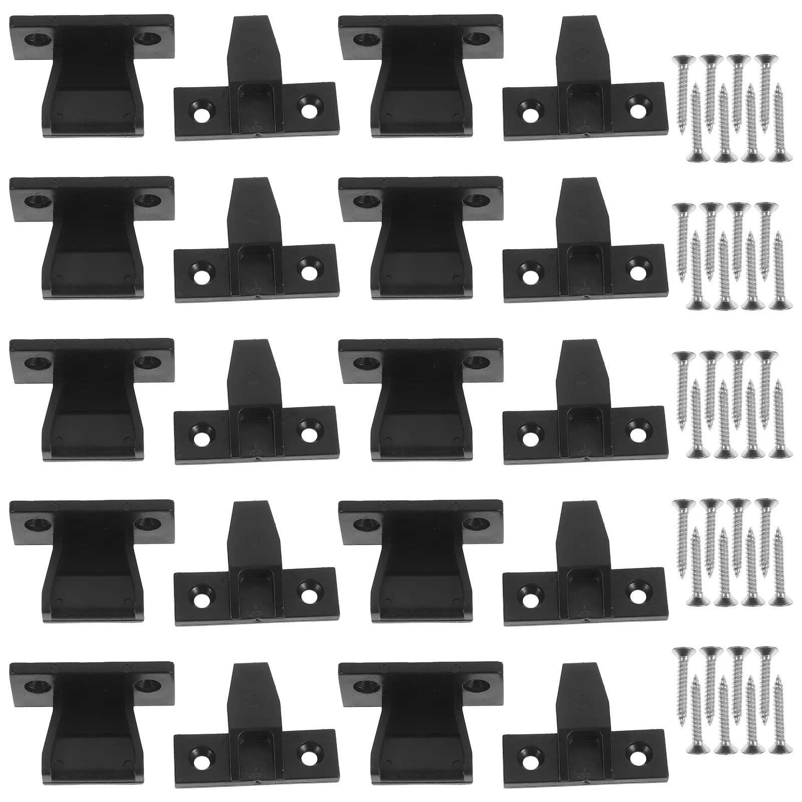 

10 Pcs Cabinet Connector Furniture Brackets Plastic Quick Installation Adjustable Stable Hardware Accessories