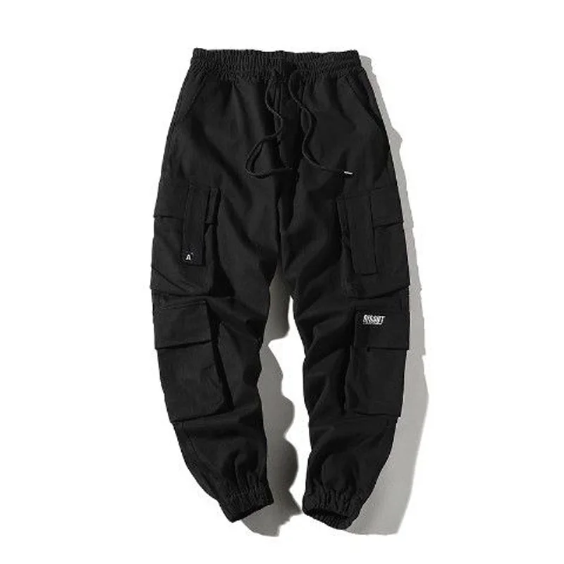 Streetwear Black Mens Harem Joggers Pants Men Cargo Pants 2022 Hip Hop Casual Pockets Sweatpants Male Oversized Fashion Trouser