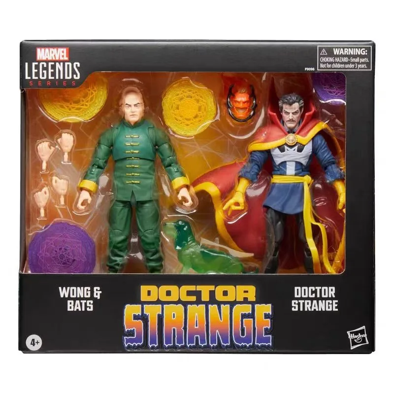 authentic-product，special-offeroriginal-hasbro-marvel-legends-series-doctor-strange-wong-and-bats-action