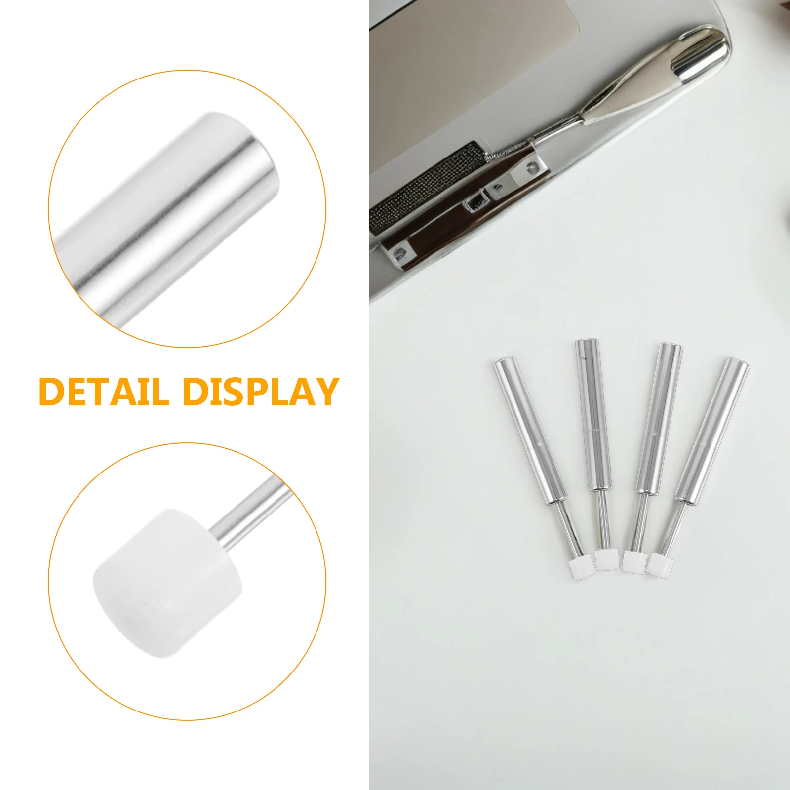 

4 Pcs Trash Can Damper Slow Closing Hydraulic Hinges Garbage Lid Replacement Heavy Lid Mechanism Kitchen Waste Bin Soft Dampers