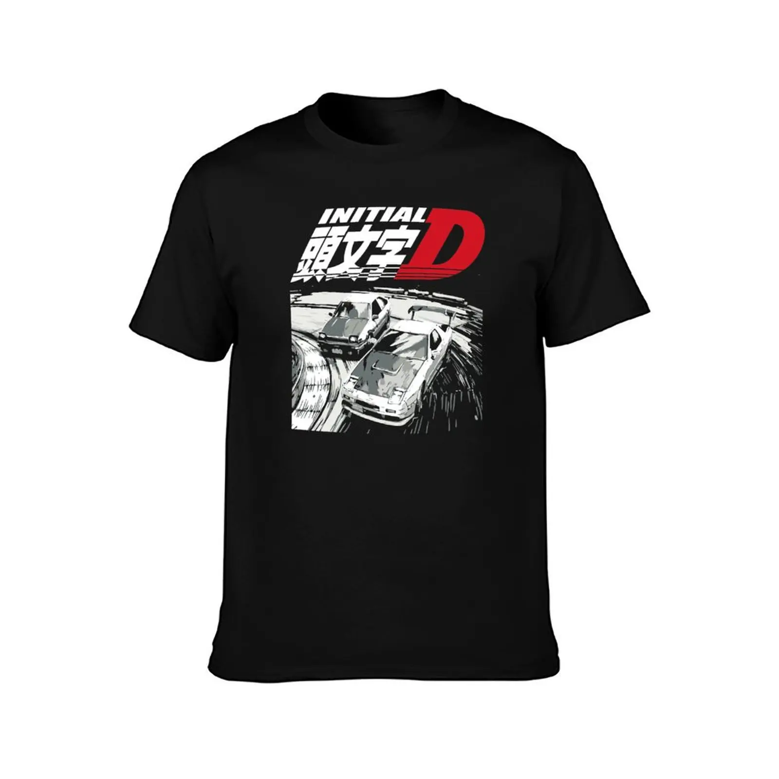 Initial D Drift Racing tandems Toyota Corolla AE86 T-Shirt oversized graphic tee Funny t-shirts men t shirts high quality