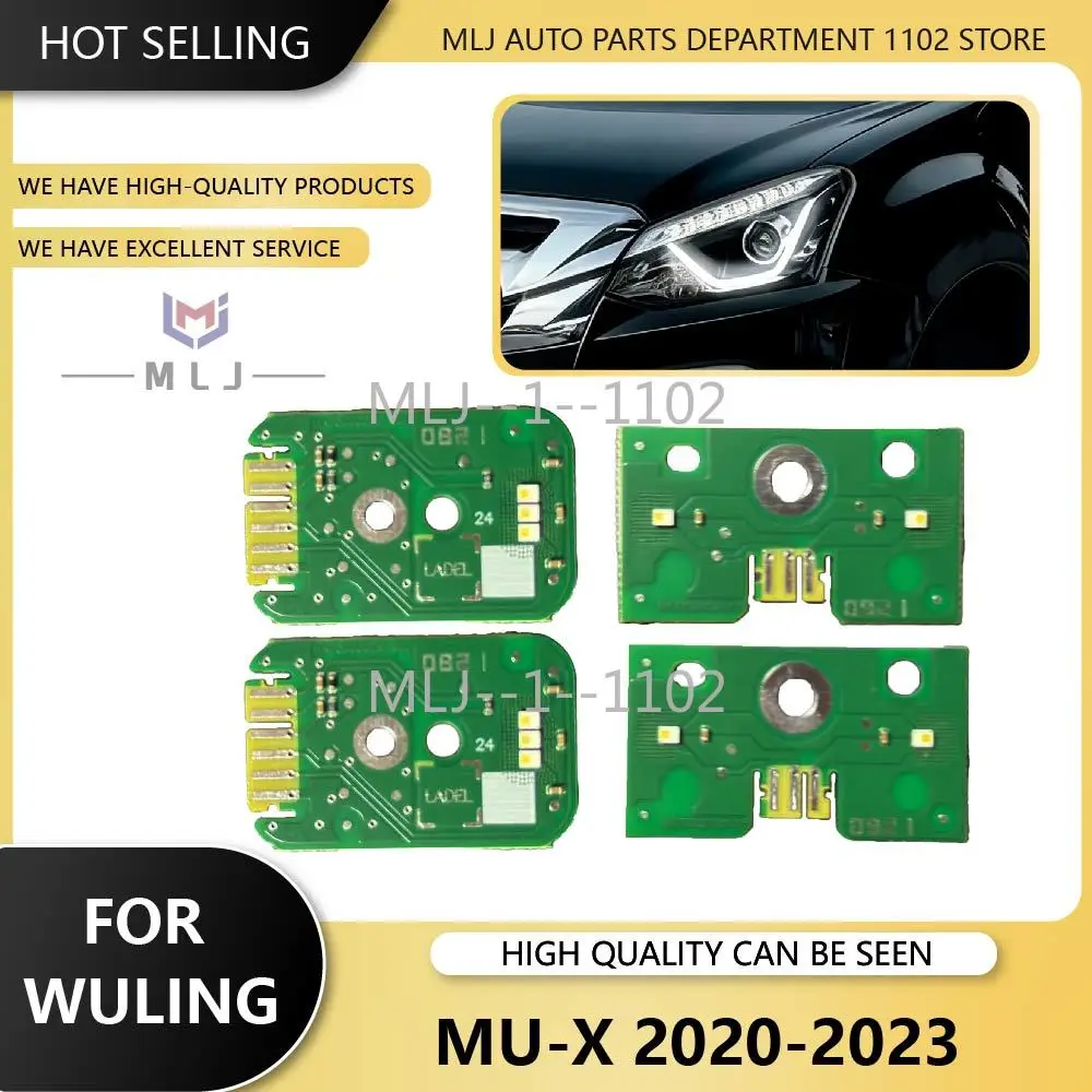 For Wuling MU-X ISUZU 2020-2023 DRL LED Headlight Control Boards Chip Daytime Running Light White Car Accessories Angel Eyes