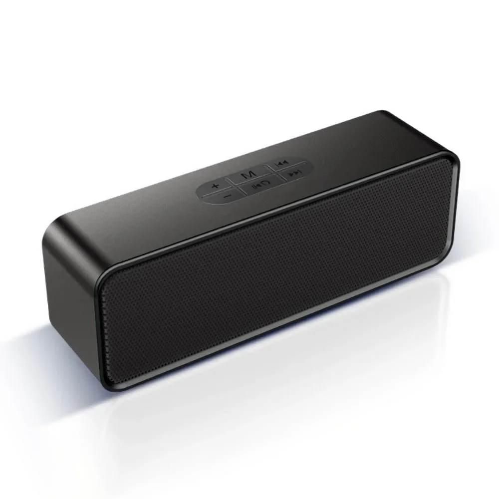 Portable Bluetooth Speaker Wireless Dual Horn Speakers Stereo Loudspeaker with FM Mode Hifi Sound IPX5 Waterproof Outdoor