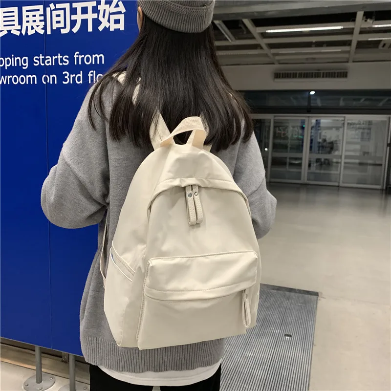 Fashion Backpack Canvas Women Backpack Anti-theft Shoulder Bag New School Bag For Teenager Girls School Backapck Female