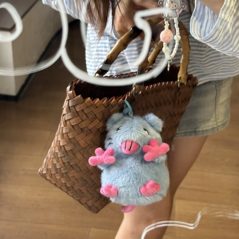 La sorellina non ha dormido ma. Pizza Tower Mouse Ornamento vocale Piccolo mouse che registra bambole Divertente scherzo creativo Regalo astratto