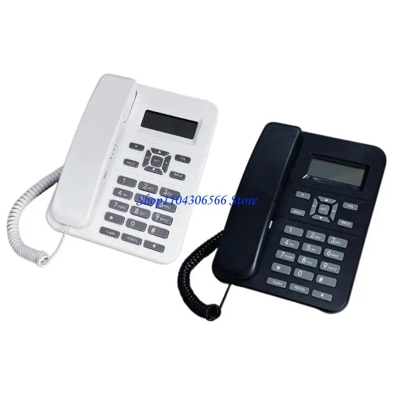 02DD Corded Phone Office Telephone With Caller Display Landline Telephones for Use in Hotels and Businesses