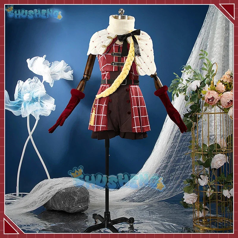 بدلة لعبة Shusheng Vtuber Nijisanji Uduki Kohh MV زي جميل زي تنكري لحفلات الهالوين كرنفال لعب الأدوار