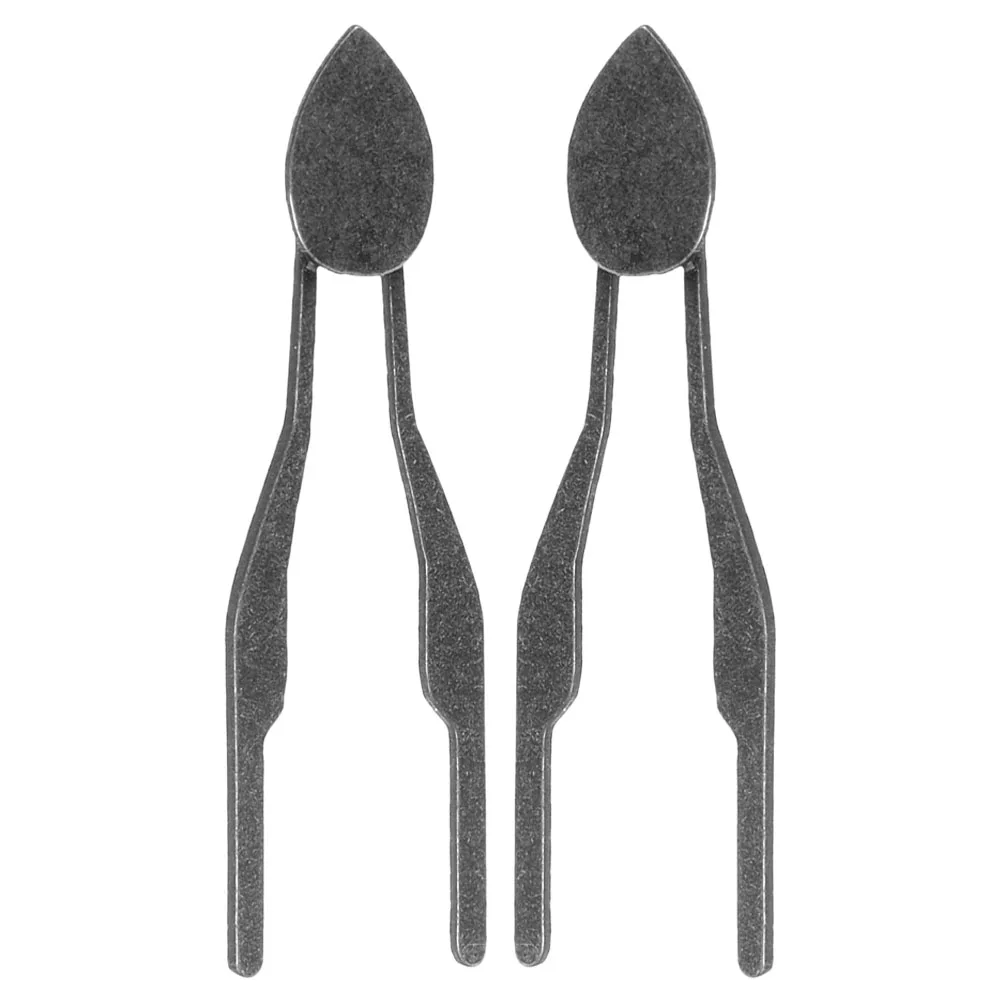 2pcs Wood Burning Tips Precision Durable Iron Material Easy Installation Heat Resistant Pyrography Pen Wire Soldering Shading