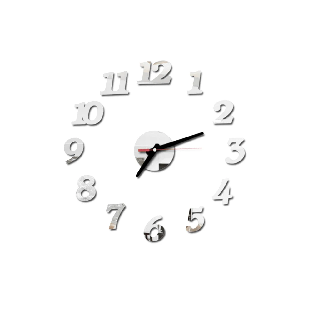 

Acrylic Wall Clock Decorative Decoration Classroom Framless Office
