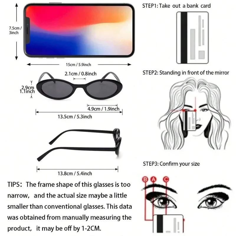Vintage Cat Eye Sunglasses Men Luxury Brand Designer Small Oval Sun Glasses Retro Fashion Women Eyewear Oculus view 6