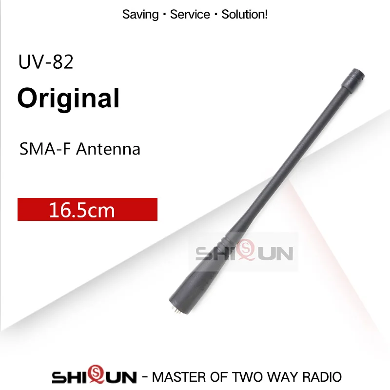 เสาอากาศเดิมสำหรับ UV-82 UV-5R UV-9R โปร BF-888S UV-9R บวก VHF UHF เสาอากาศ SMA-FEMALE UV-S9 UV-82HP อุปกรณ์เสริม Baofeng