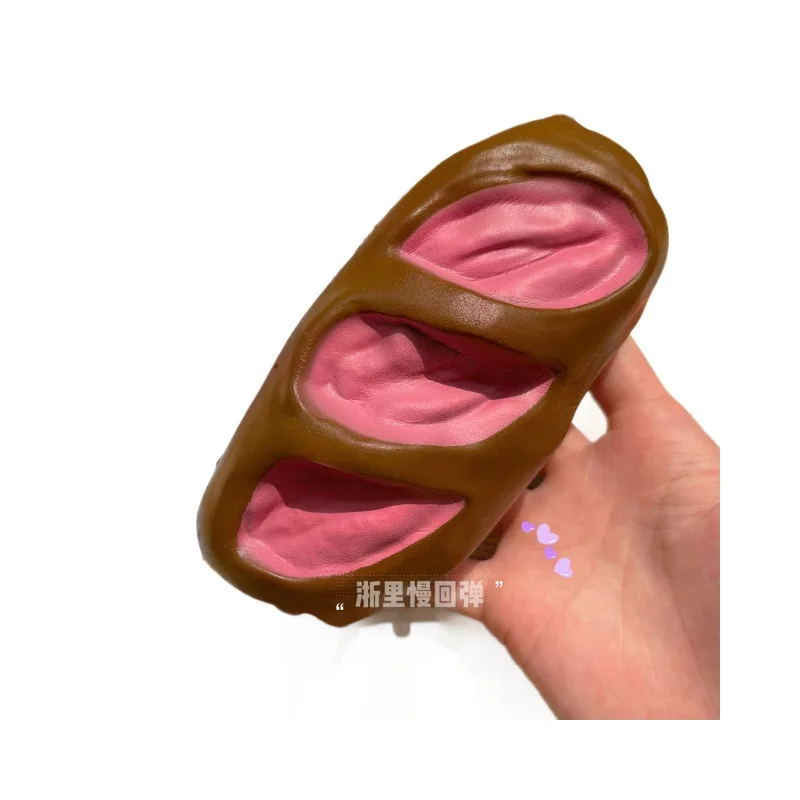 Squishy Purple Potato Bread Slow Rebound Toy Pinch Funny Adult Decompressing Toys Squeeze Anxiety Relief Soft Fidget Bread