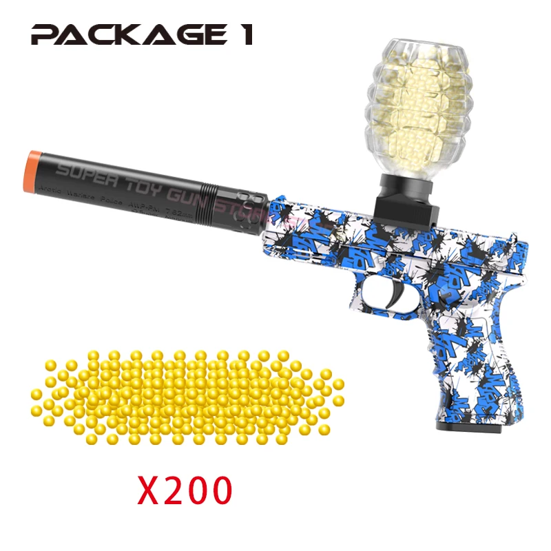 Toy gun G18. Electric continuous firing soft bullets, outdoor CS shooting game prop