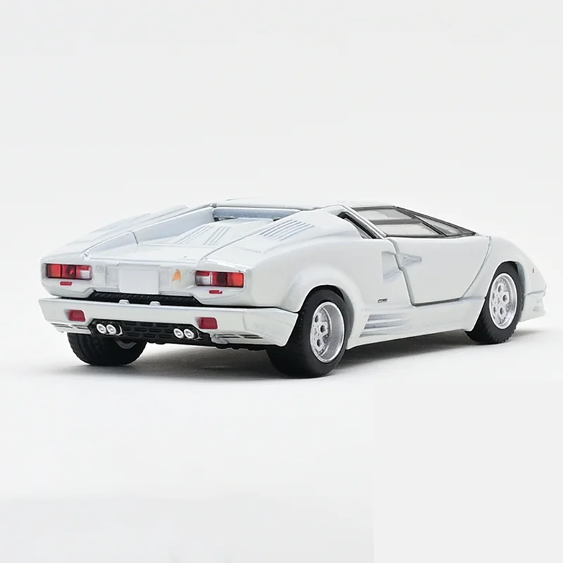 Takara Tomy Tomytec Tomica 1/64 Tlv Lamborghini Countach 25-jarig Jubileum Witte Legering Speelgoedmotor Diecast Metalen Model Geschenken