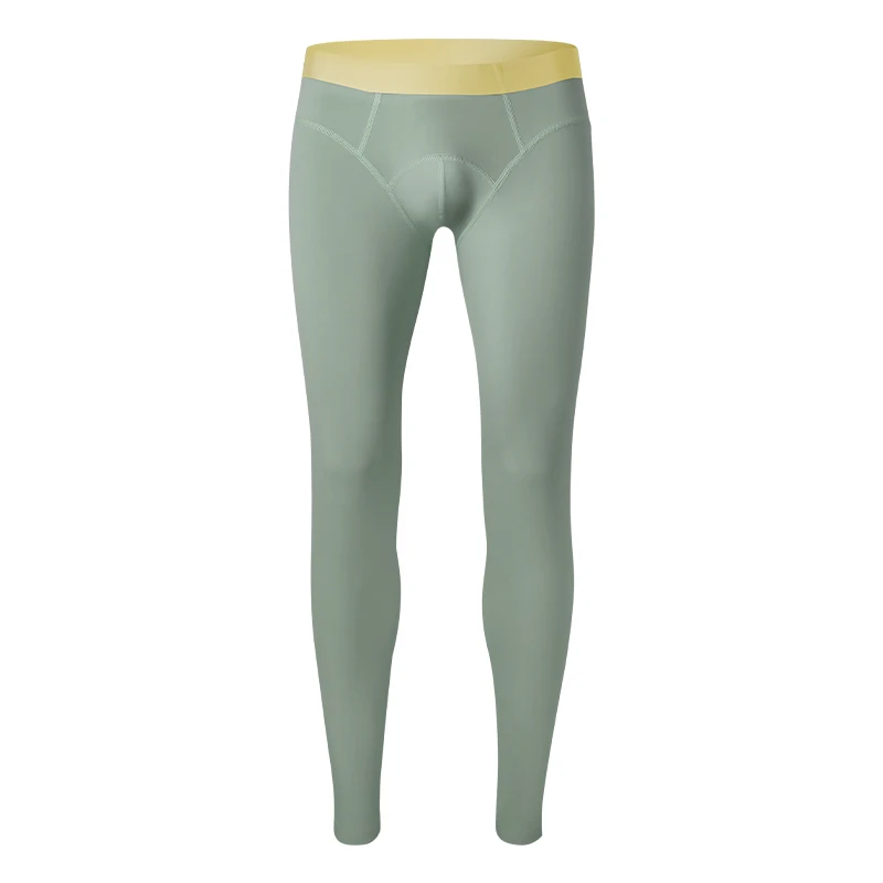 Dünne Thermo-Leggings für Herren, Slim-Fit-Basisschichthose für junge Männer, warme Hose, Slim-Fit-Herbst- und Winter-Leggings, Baumwoll-Thermohose