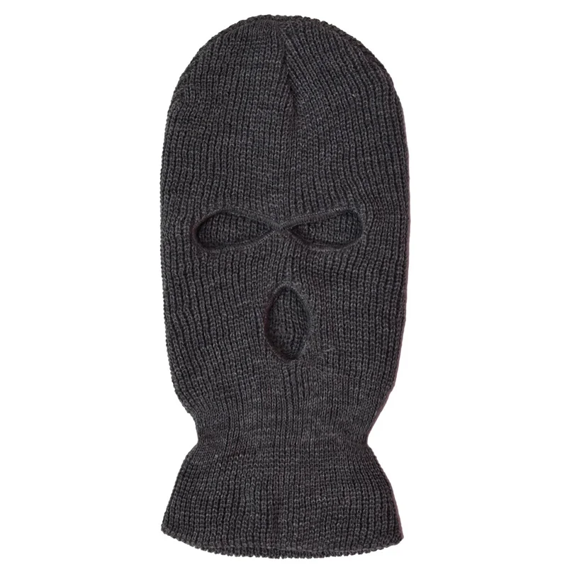 

Skiing Hat Knitted Sports Scarf Three-hole Wool Cap Warm Windproof Face Mask For Skiing Winter Sports Cycling