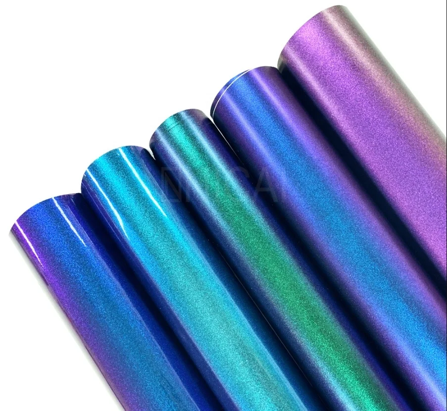 

2025High Gloss Chameleon Series PET Self-Adhesive Car Wrap Vinyl Roll Quick Shipment Wrap Vinyl Film Self-Healing Vinyl Warp PPF