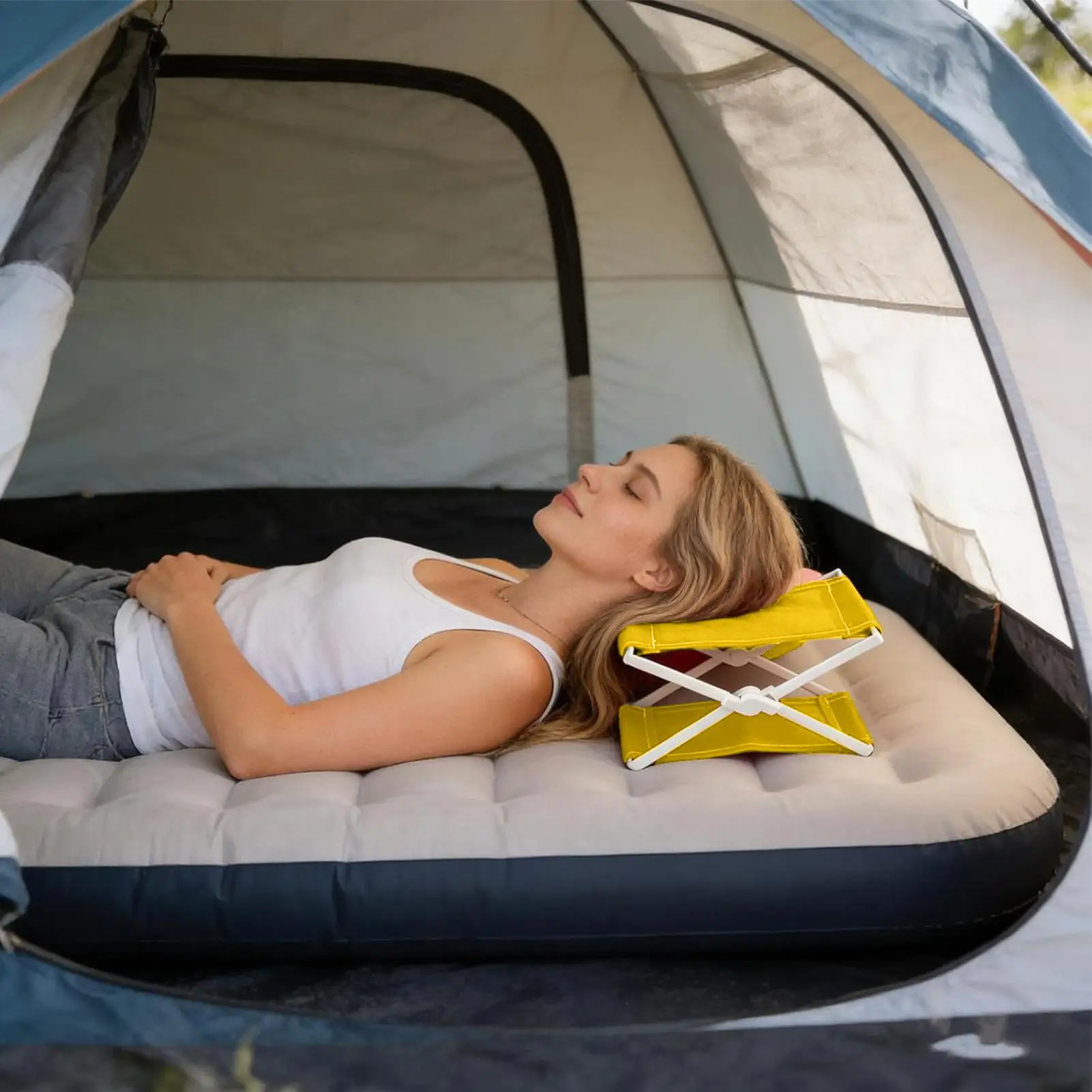 RetroStyle Beach HeadrestPortable,Foldable Beach Pillow Outdoor Camping Pillow Simple Travel Rest Pillow Ideal For The Beach 5 RetroStyle Beach HeadrestPortable,Foldable Beach Pillow Outdoor Camping Pillow Simple Travel Rest Pillow Ideal For The Beach - Image 5