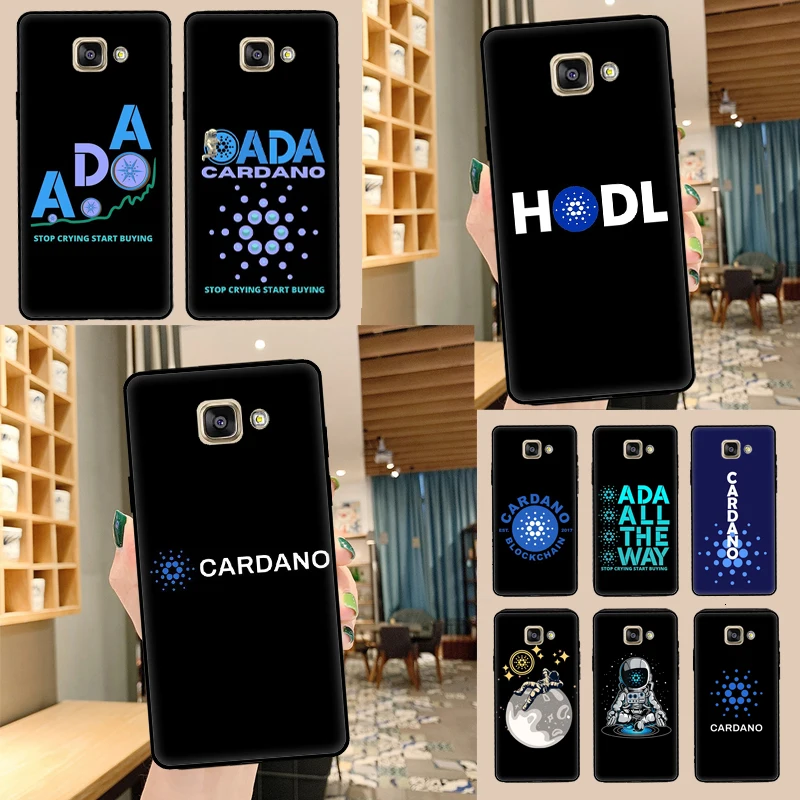 Cardano Coin Ada Cryptocurrency Case For Samsung Galaxy J3 J5 J7 2017 J1 A3 A5 2016 J4 J6 Plus A6 A7 A8 A9 J8 2018 Cover