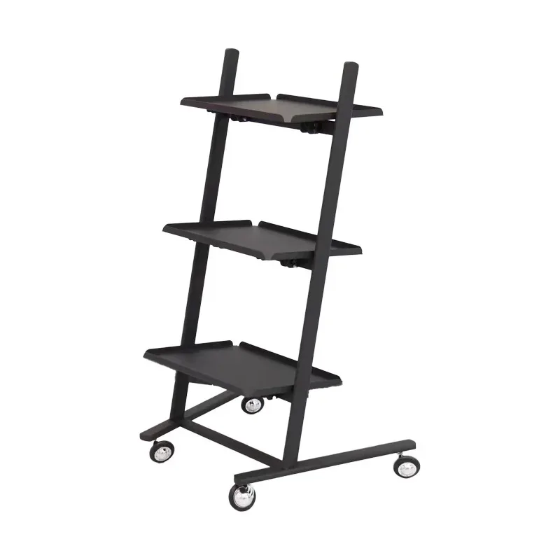 

【Hot】Stainless steel cart salon trolley rack hair salon tools foldable cart manufacturers wholesale