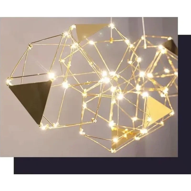 

2025 New Italian Bar Pendant Lamp Firefly Minimalist Light Luxury Dining Room Home Internet Celebrity LED