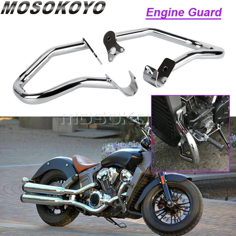 

Motorcycle Front Highway Engine Bar 2881756-156 For Indian Scout Bobber Twenty Sixty ABS 100th Anniversary Crashs Bars Protector