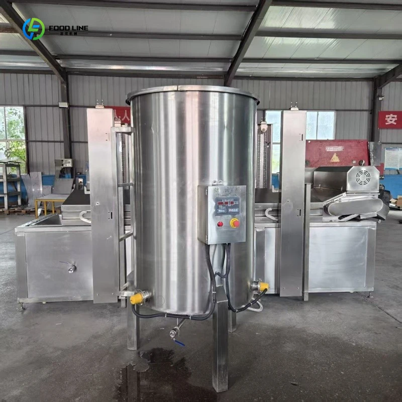 Commercial Plantain Tortilla Chips Puffed Snacks Peanut Food Crispy Pork Skin Continuous Deep Fryer Machine FL Customized