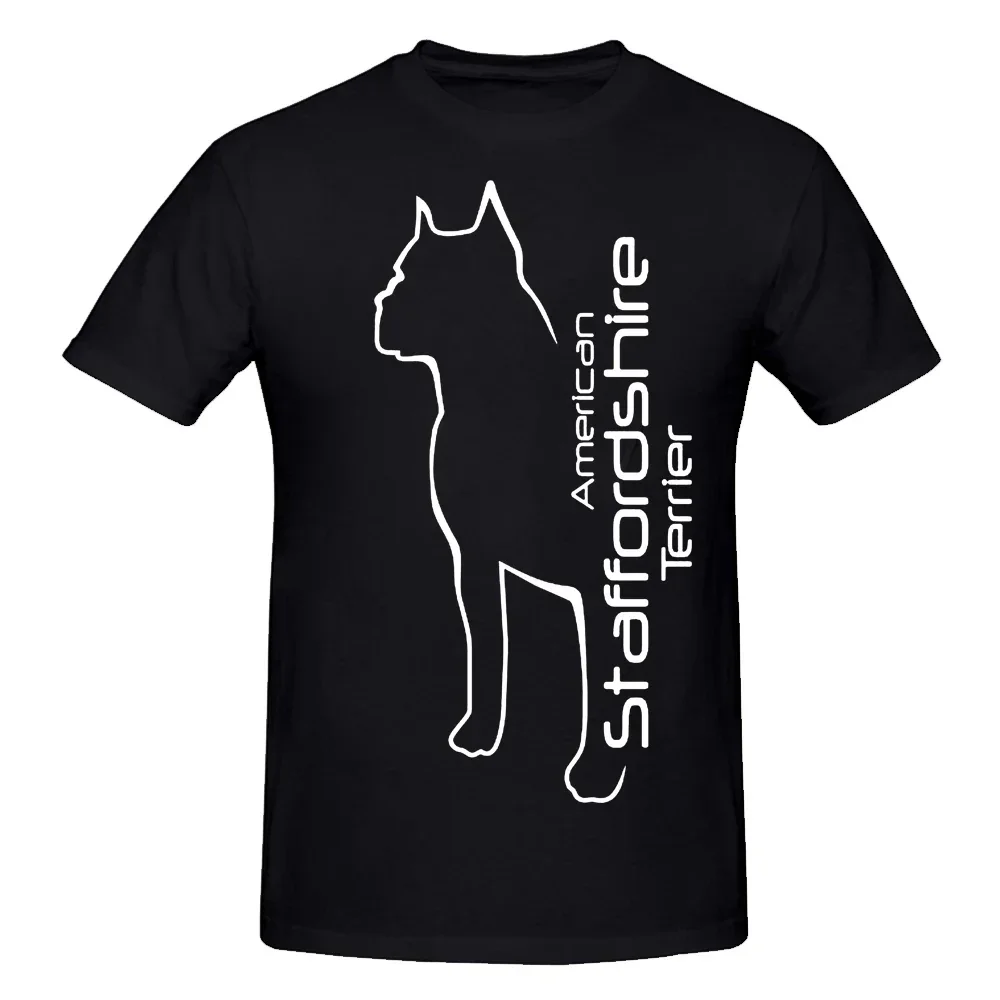 Graphic Cotton Streetwear Short Sleeve Birthday Gifts Amstaff T-shirts Novelty Awesome American Staffordshire Terrier T Shirts