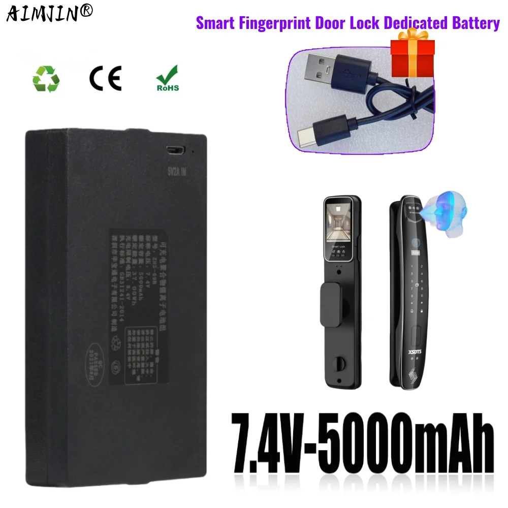 5000Mah 7.4V Polyme…