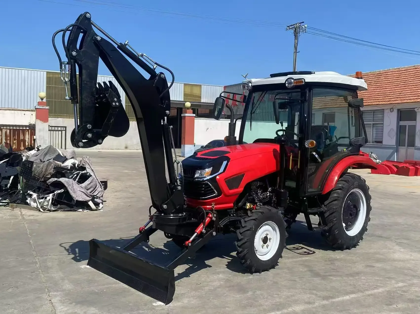 80 HP Agricultural Tractor for Plowing, Harrowing & Seeding
