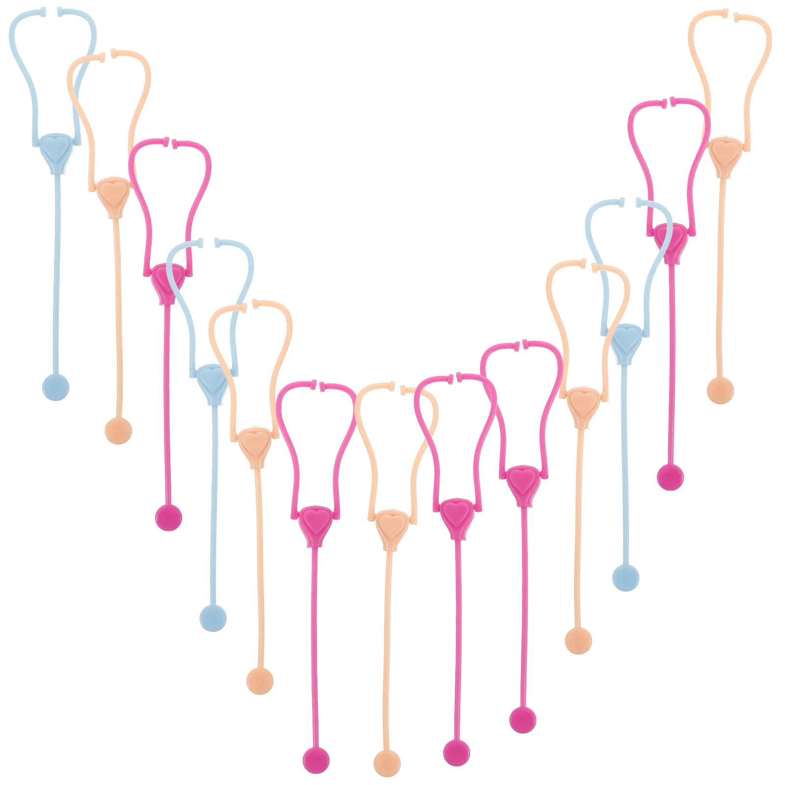 Stéthoscope pour enfants en bas âge, 30 pièces, outil d'apprentissage, jeu de simulation, activité de jeu de rôle, amusant, éducatif, léger, Portable, faux