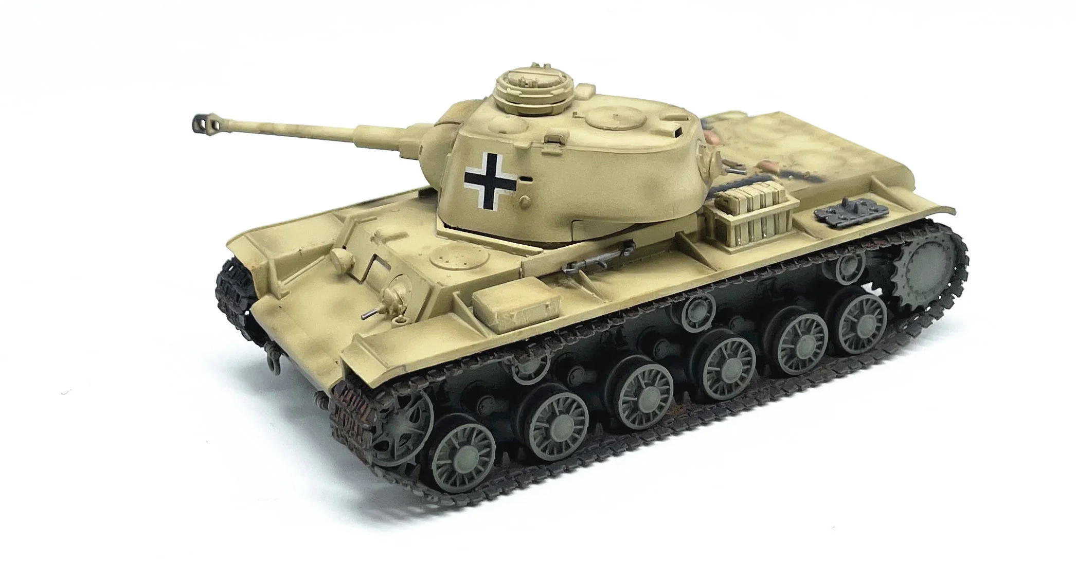 1: 72 36285 German seizure of KV-1 tank model Finished product collection model