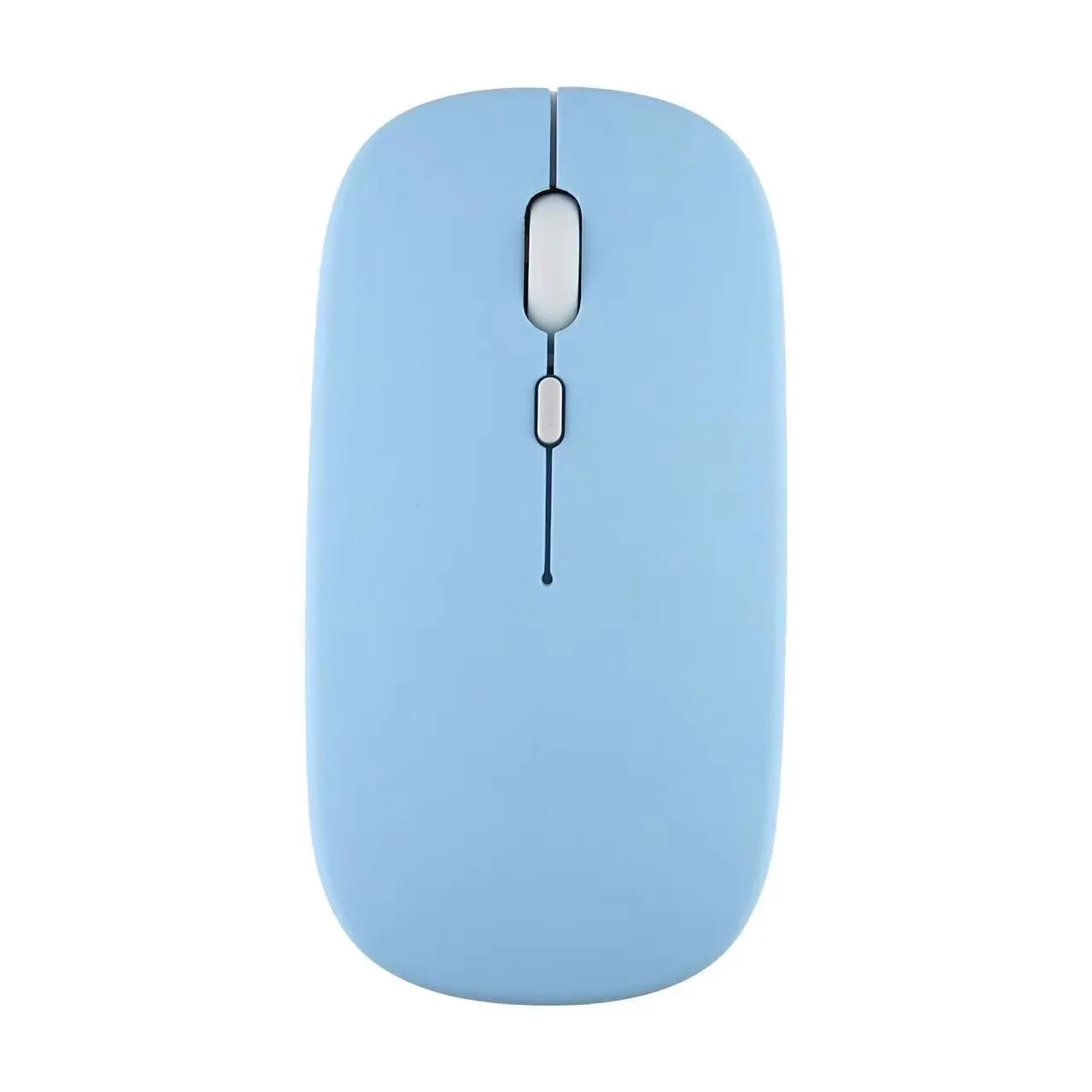 Macaron Office Rechargeable Wireless Bluetooth Mouse 2.4G USB Mice for Android Windows Tablet Laptop Notebook PC for IPAD Mobile