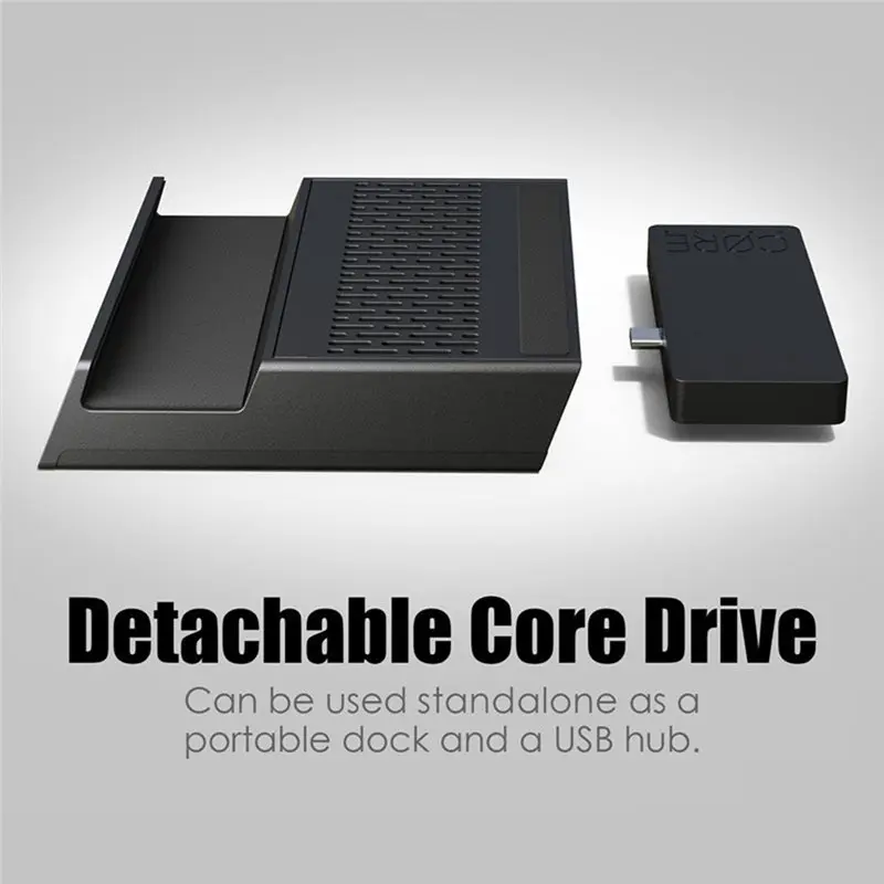 For Steam Deck Stand Docking Station With USB C Hub For ROG/ X Ally Detachable Design Portable Docking Station