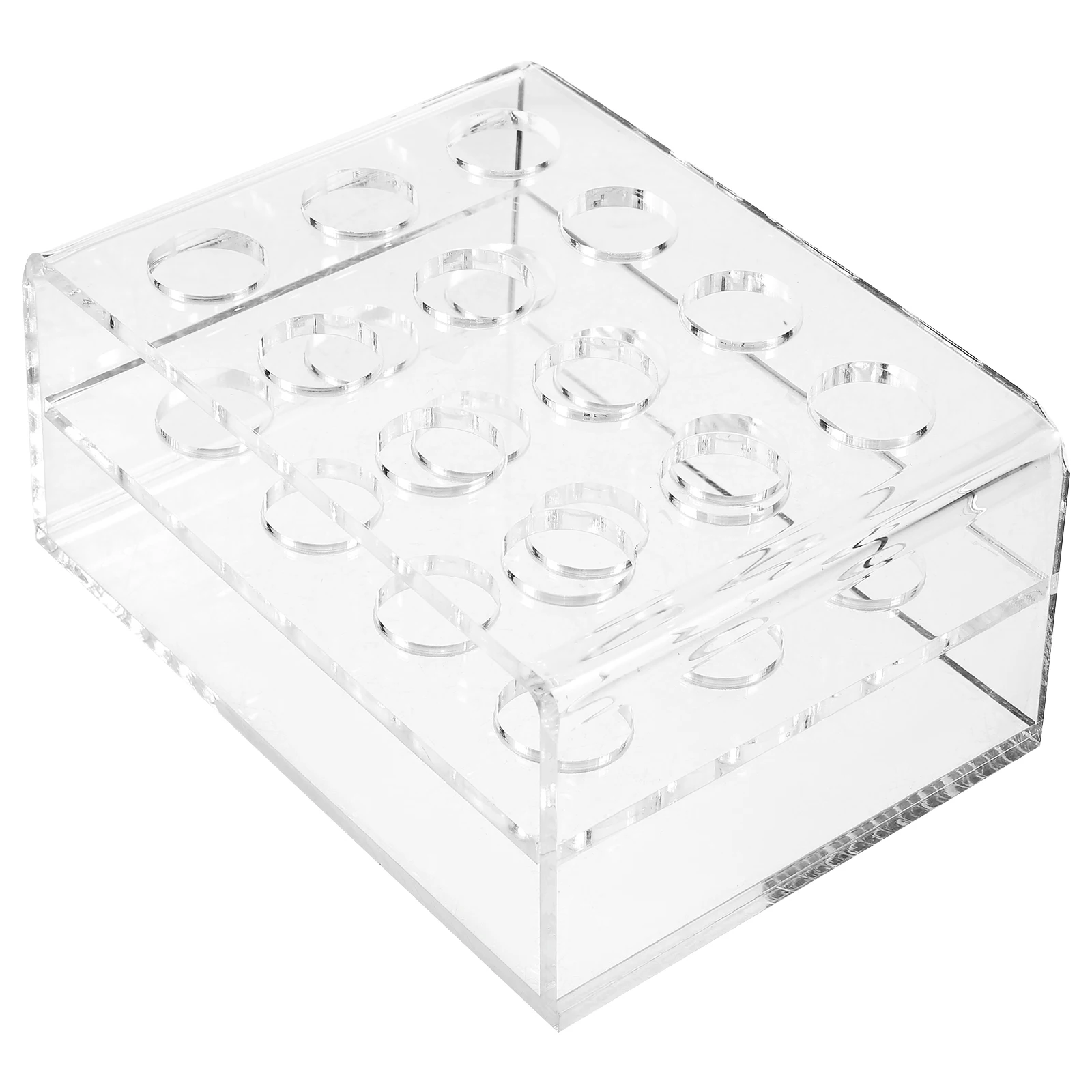 

Stylish Acrylic Pen Holder Stand Multifunctional Desk Organizer for Pens Brushes Easy to Clean