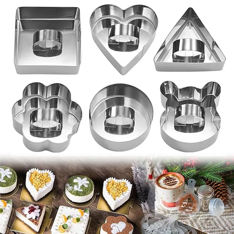 

Stainless Steel Cake Mold DIY Mousse Cake Cartoon Sushi Mold Rice Ball Press Mold Kitchen Accessories Creative Lunch Bento