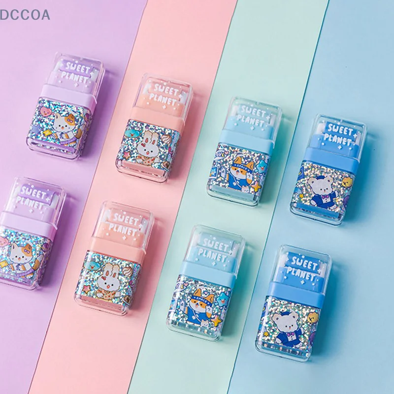 Sweet Planet Roller Eraser Student Correction Erase Learning Tools Cute Eraser