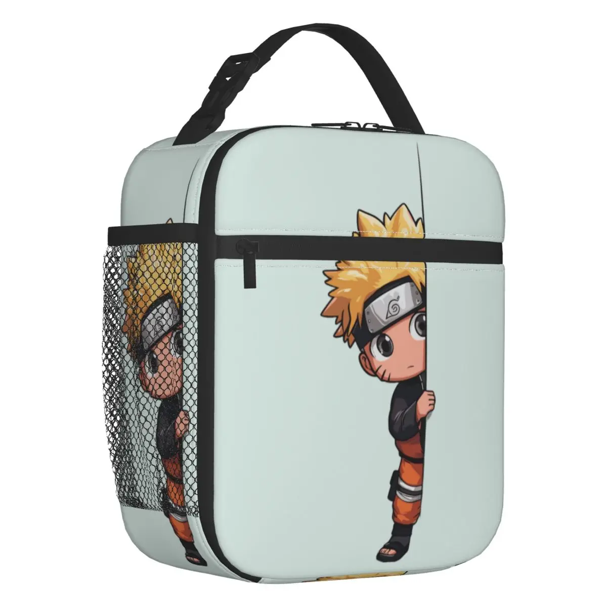 

Custom Narutos Uzumaki Anime Insulated Lunch Bag for Women Men Waterproof Cooler Thermal Lunch Tote Office Work School