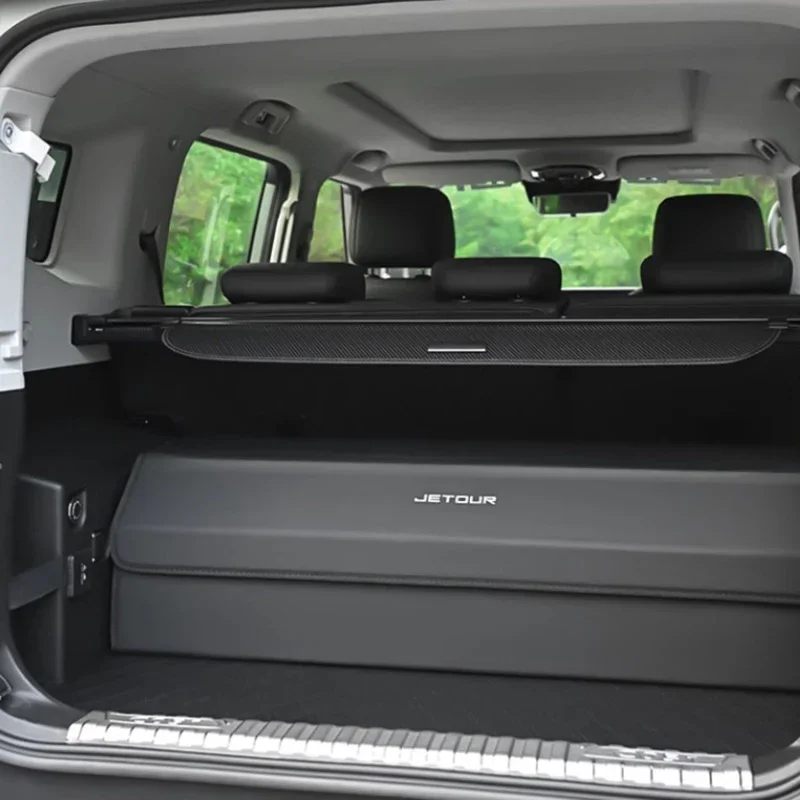 Car Trunk Storage Box Fit for JETOUR Traveler T2 2023 2024 2025 Modified Auto Multi-function Storage Box Easy Installation