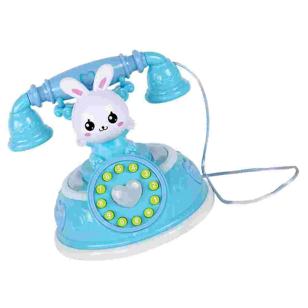 Vintage Cord Phone Simulated Telephone Fake Plaything Child Corded Phones