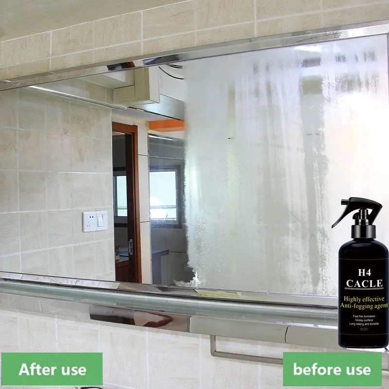 Anti-fog Spray Glass Coating Agent Windshield Defogger Long-lasting Auto Mirror Car Glass Waterproof Spray Hydrophobic