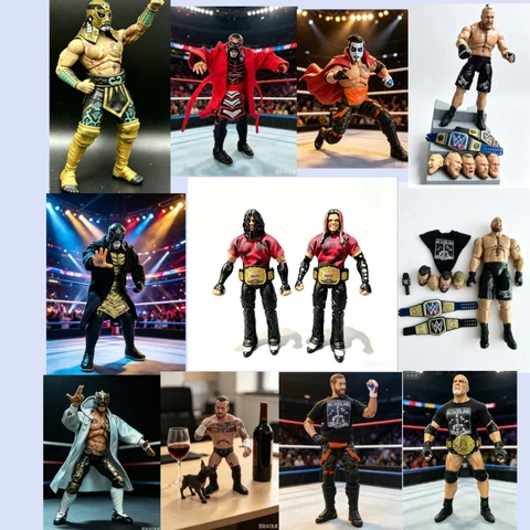 6inch Figures and Dolls Jeff Hardy penta fenix danhausen