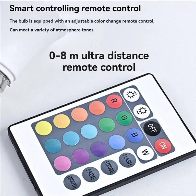 2025 Trend 8Pcs GU10 Bulbs And 1Remote Control With Memory Function 4Dynamic Lighting Modes Spotlight 17Colors Changeable Spotli