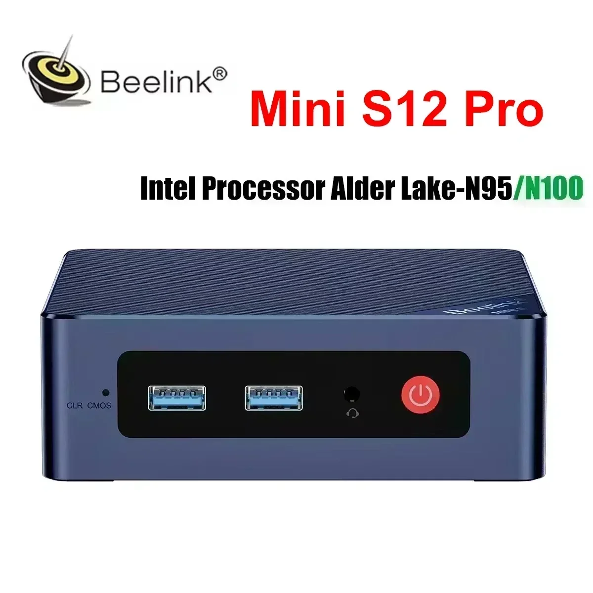 Beelink Mini S12 Pro N95 N100 Mini PC DDR4 8GB 256GB 16GB 500GB SSD Mini PC Gamer Beelink Mini S Celeron N5095