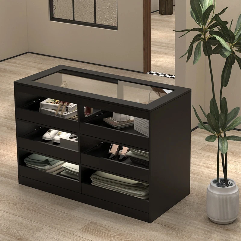 custom.Clothing Store Display Stand - 3-Tier Metal Garment Rack Sturdy Space-Saving Retail Shop Window & Boutique