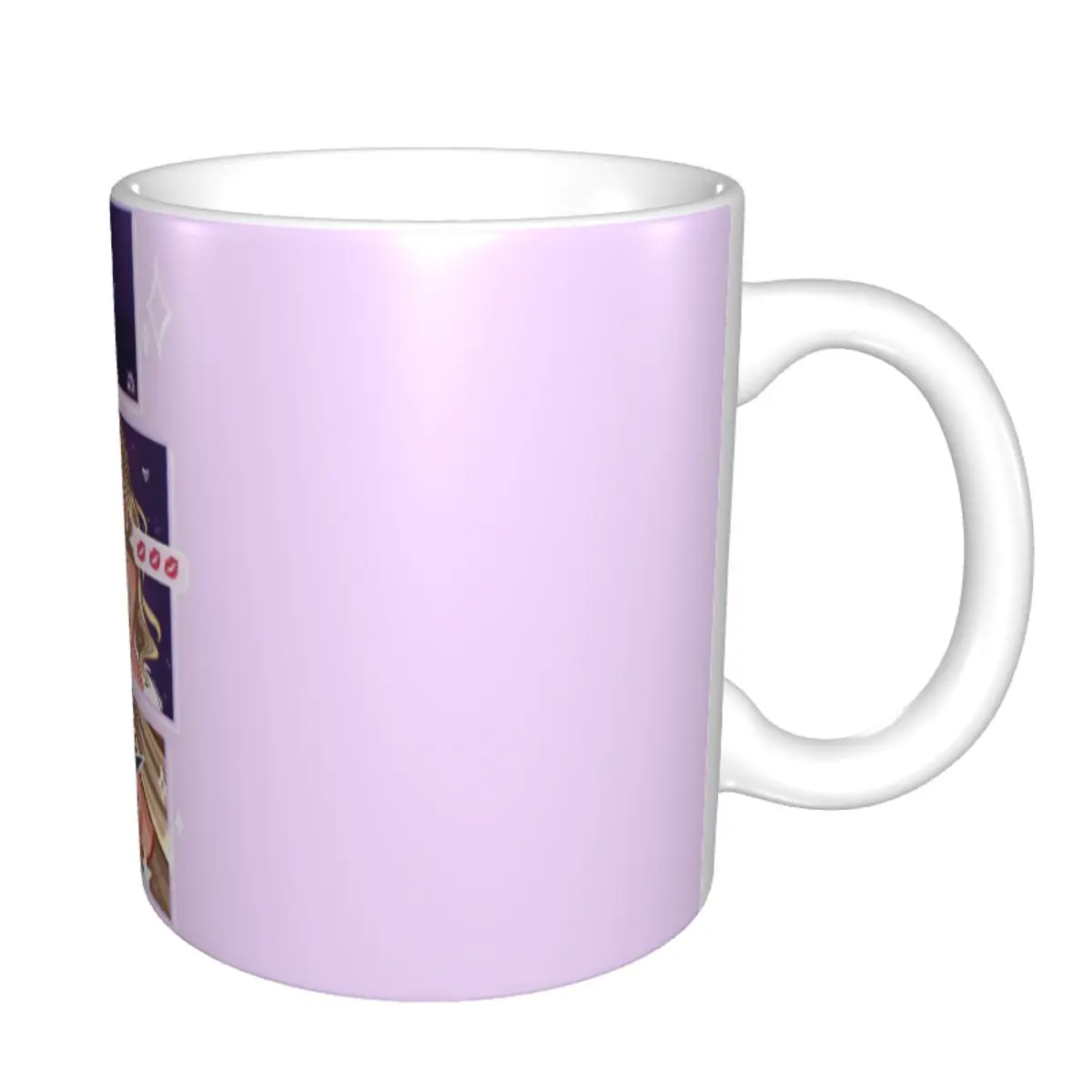 شخصية E-Emilia Mernes القهوة القدح DIY Mp3 المغني المشارك السيراميك القدح كوب الإبداعية هدية