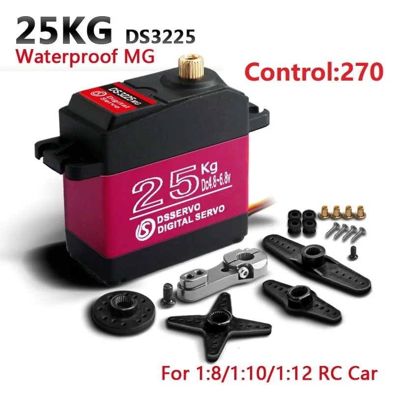 HOT Waterdichte Servo 20Kg 25Kg 30Kg 35Kg 40Kg Hoge Snelheid Servo Metal Gear Digitale servo RC Baja Servo Voor 1/8 1/10 RC Auto's