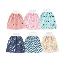 Baby Diaper Training Waterproof Skirt Cotton Infant Reusable Leak-proof Urine Cloth Diapers Kids Nappy Sleeping Bed Potty Items